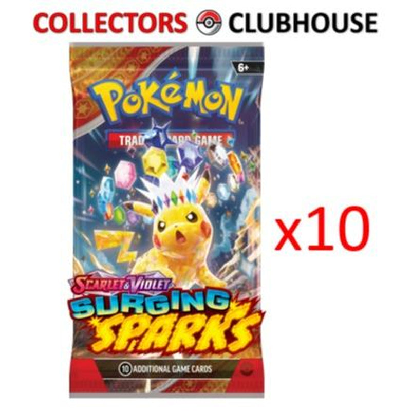 Surging Sparks Booster Pack X10 (Pokemon TCG)