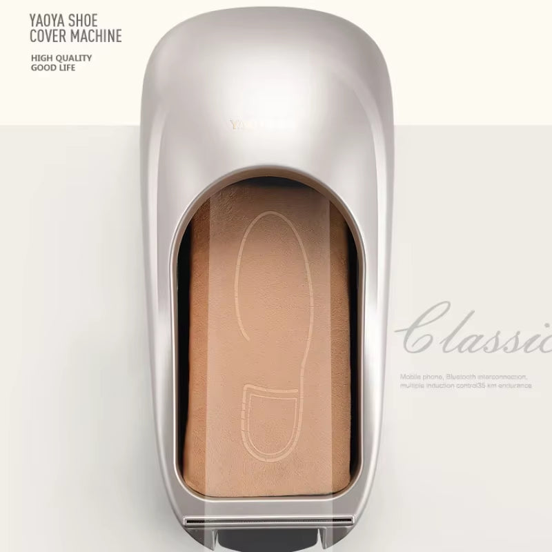 Shoe Cover Machine Household Automatic Disposable Smart Shoe Film Machine Indoor Shoe Machine Box with One Roll Film