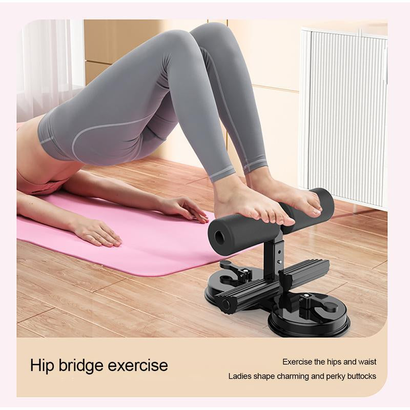 Sit up Exercise Equipment for Home Workouts Sit up Bar Foot Holder Rubber Suction Cup Abs Assistant Device Ab Crunch Machine Sit up Foot Anchor Easy Home Abs Workout Tool