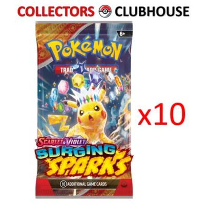 Surging Sparks Booster Pack X10 (Pokemon TCG)