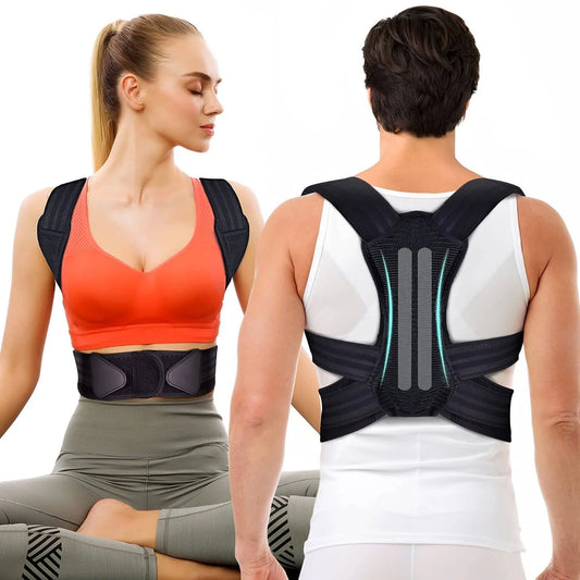 Posture Corrector for Men and Women, Hunchback Corrector, Adjustable Comfortable Back Brace for Posture, Back, Shoulder, Neck Pain Relief