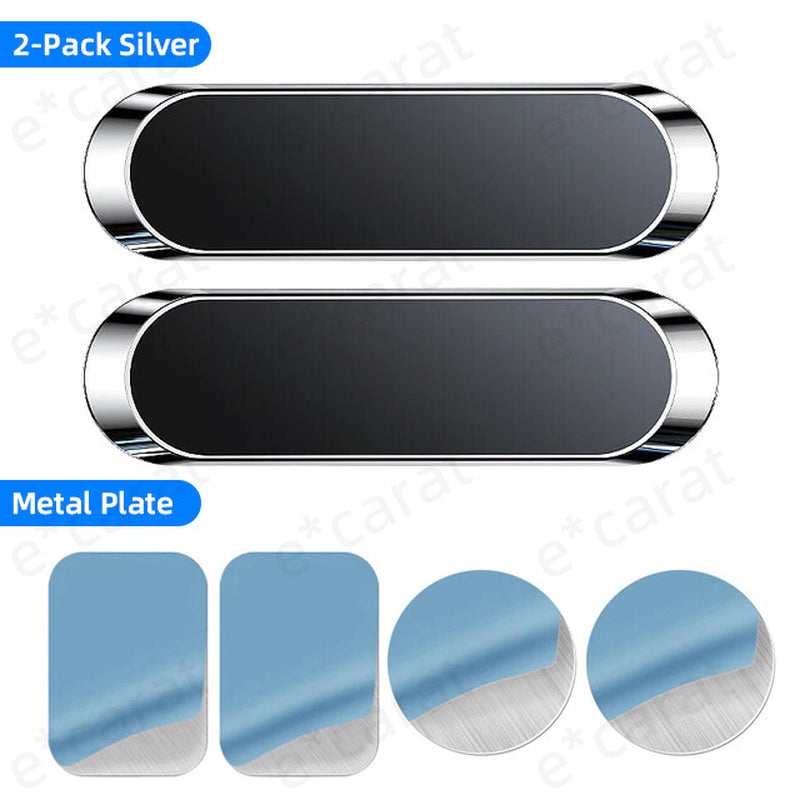 2-Pack Magnetic Phone Holder Car Dashboard Mount Stand for Samsung Galaxy Iphone