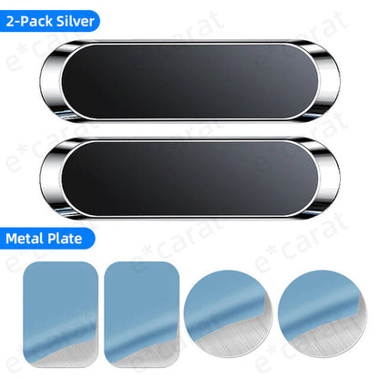 2-Pack Magnetic Phone Holder Car Dashboard Mount Stand for Samsung Galaxy Iphone