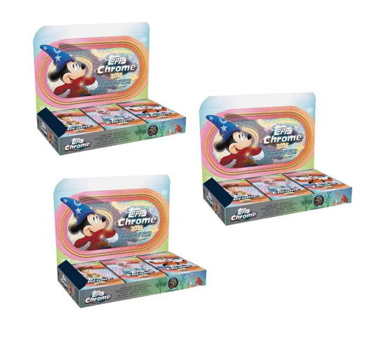 Disney #2521- 3 Box 2025 Topps Chrome Disney Pick Your Movie/Character