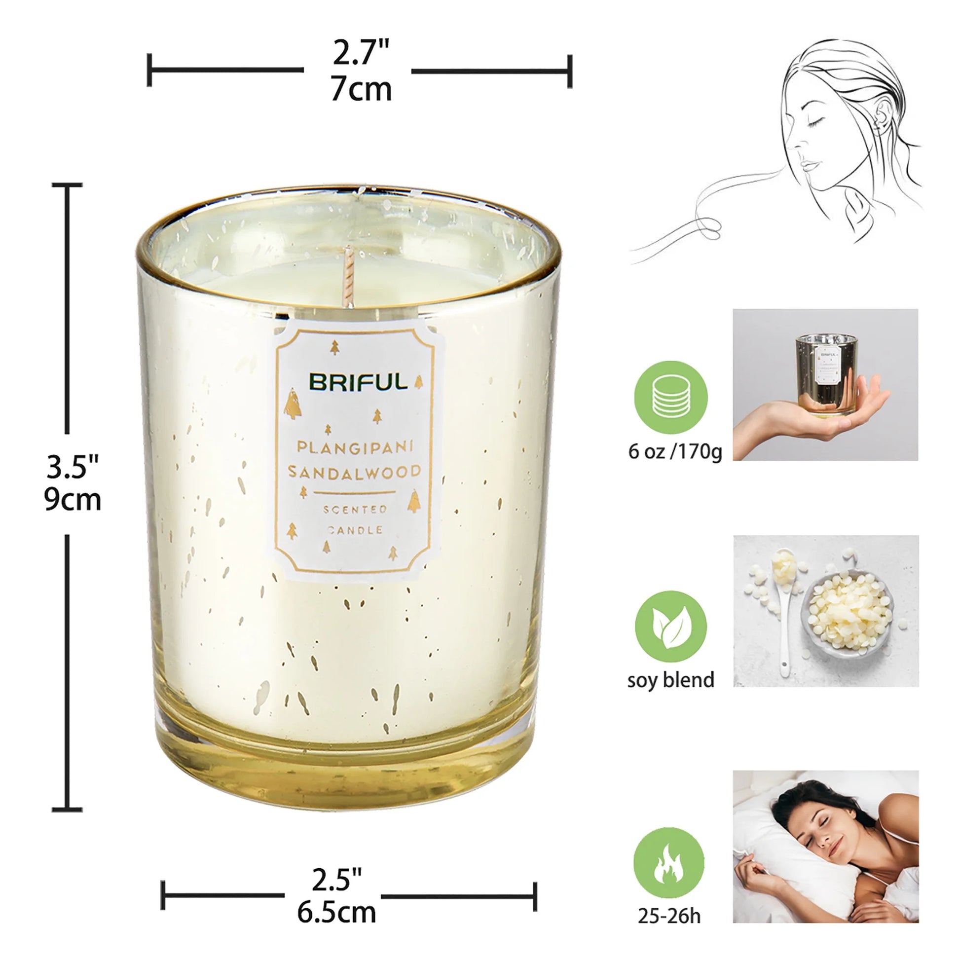 Forest Pine Candle Pine Scented Candles Aromatherapy Soy Candle Jar for Help Relaxing Stress Relief Candles Christmas Gifts Green