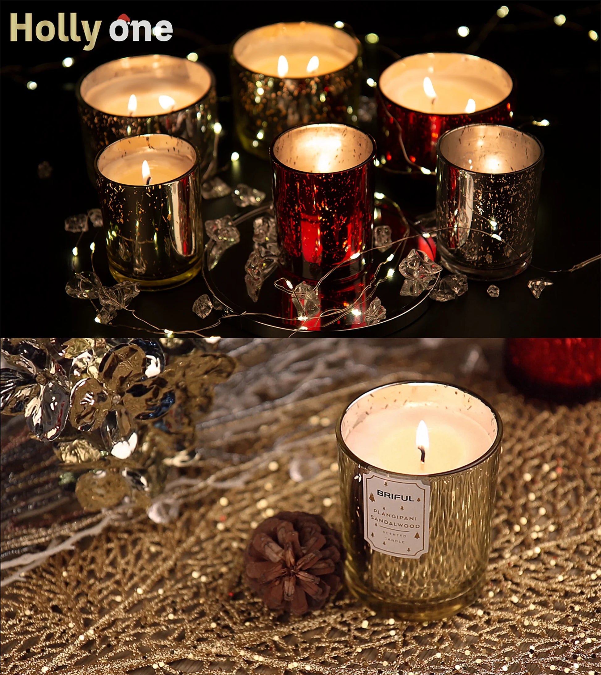 Forest Pine Candle Pine Scented Candles Aromatherapy Soy Candle Jar for Help Relaxing Stress Relief Candles Christmas Gifts Green