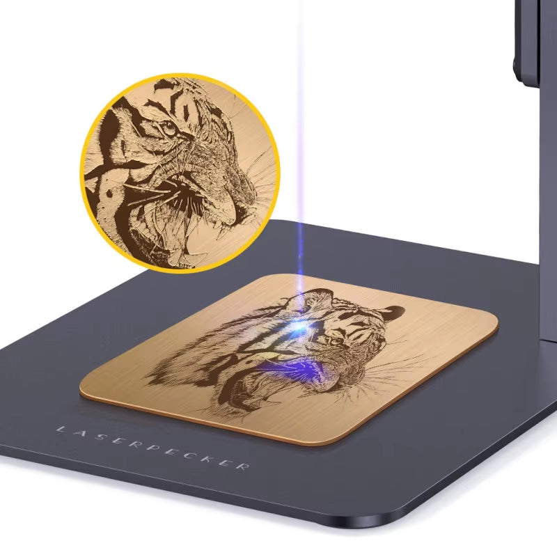 2 Laser Engraver Portable Wood Engraving Machine DIY Logo Printer Wood Graver Art Making Laser Engraving Machine
