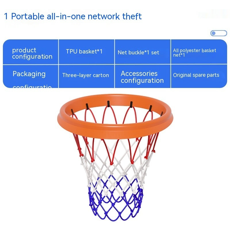 Portable Basketball Net Frame Indoor and Outdoor Removable Professional
