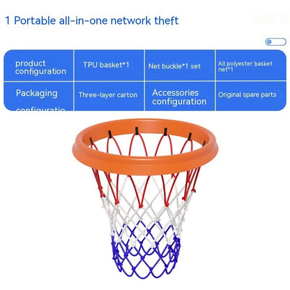 Portable Basketball Net Frame Indoor and Outdoor Removable Professional