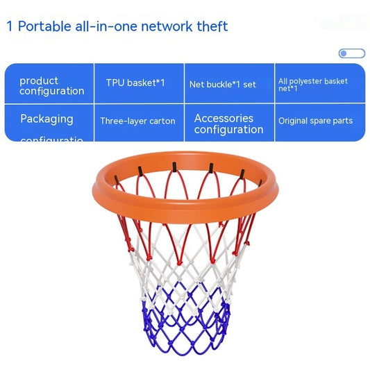 Portable Basketball Net Frame Indoor and Outdoor Removable Professional