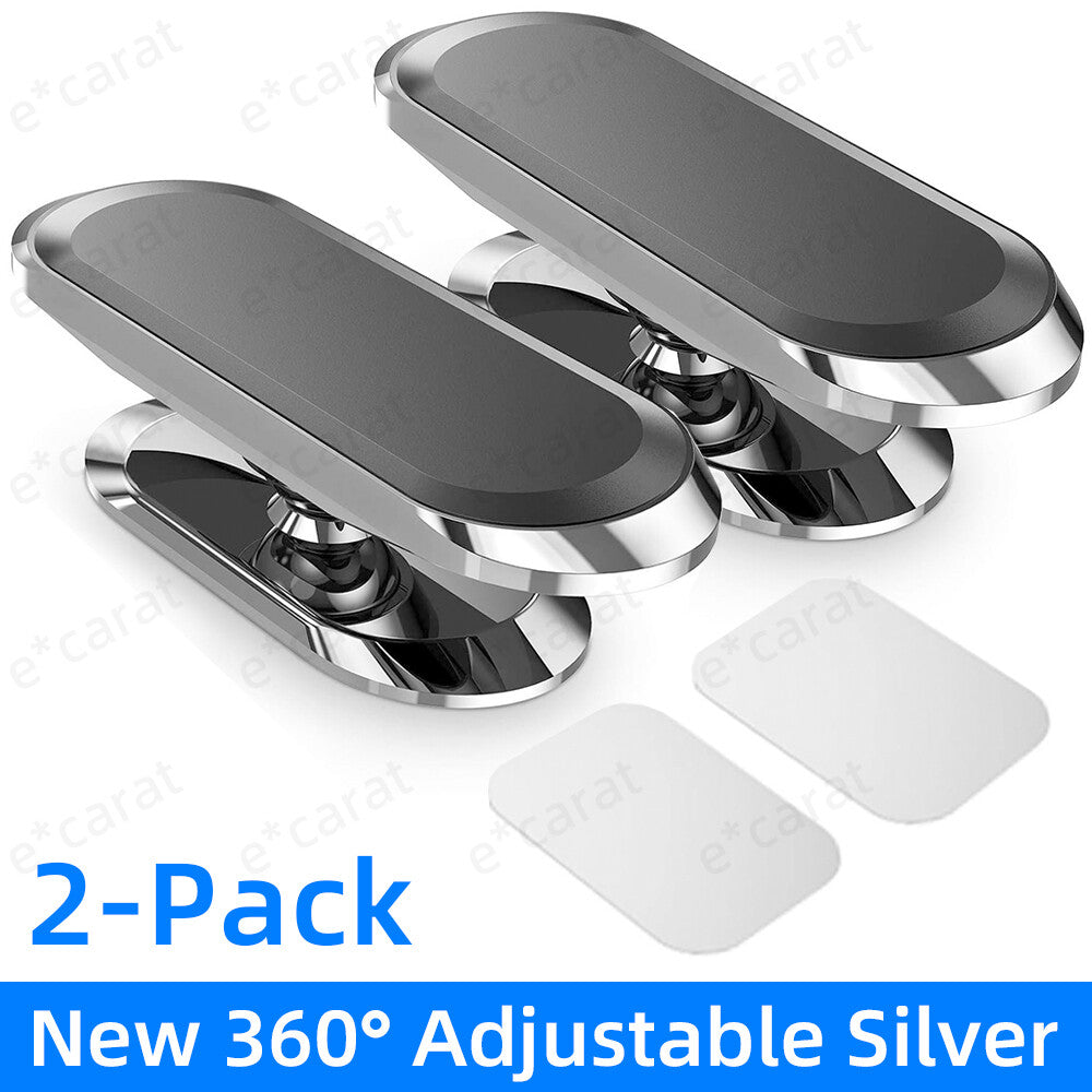 2-Pack Magnetic Phone Holder Car Dashboard Mount Stand for Samsung Galaxy Iphone