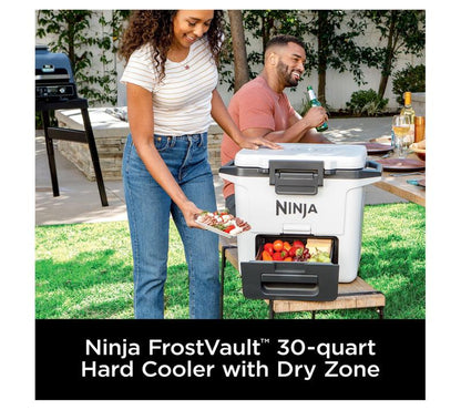 Ninja Frostvault 30Qt Hard Cooler W/ Dry Zone