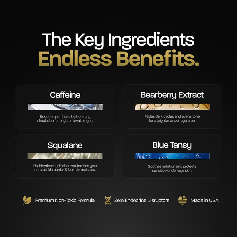BASED under Eye Elixir | Brightens, De-Puffs & Restores under Eyes | Simple, Effective, BASED.