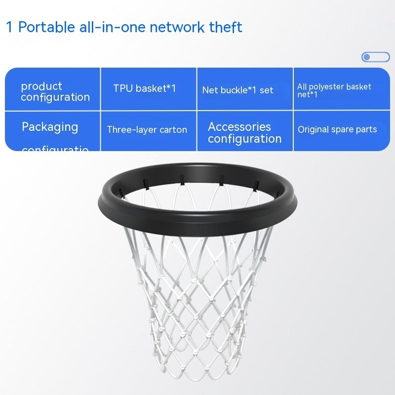 Portable Basketball Net Frame Indoor and Outdoor Removable Professional