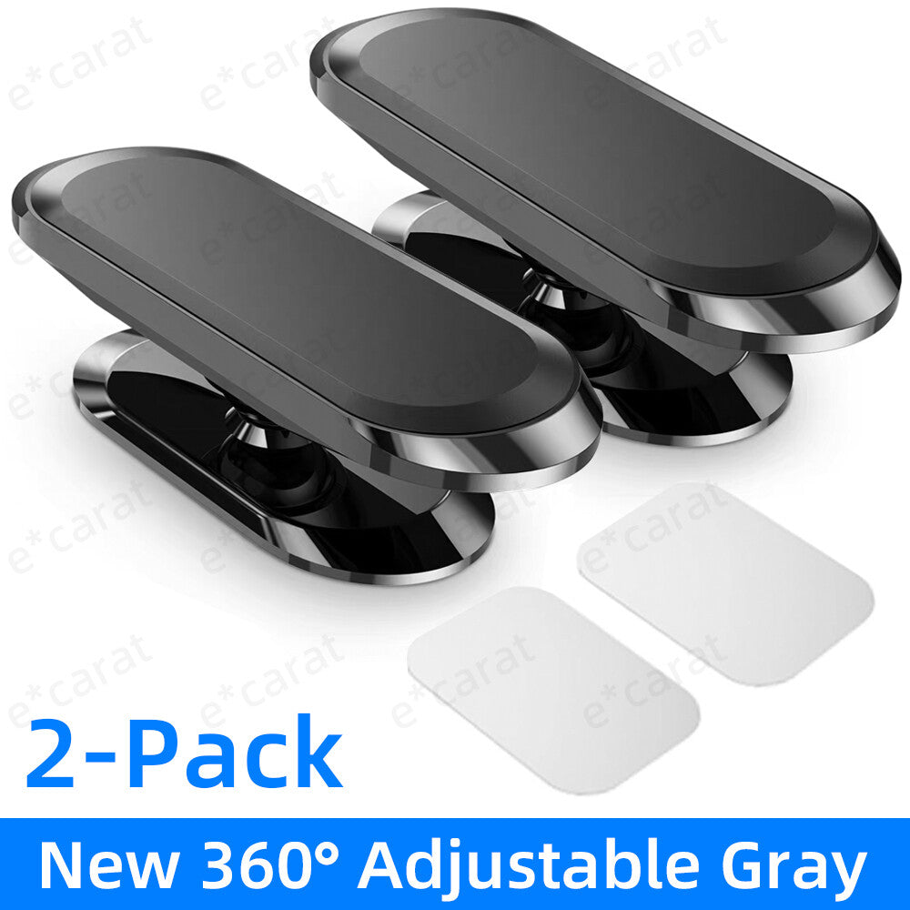 2-Pack Magnetic Phone Holder Car Dashboard Mount Stand for Samsung Galaxy Iphone