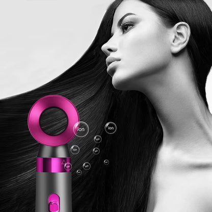 Hot Air Brush 5 in 1 Home Use Multi-Functional Hair Dryer Styler Curler Straightener Comb, 5-In-1 Hair Styling Tool Set Air Com