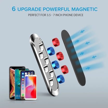2-Pack Magnetic Phone Holder Car Dashboard Mount Stand for Samsung Galaxy Iphone