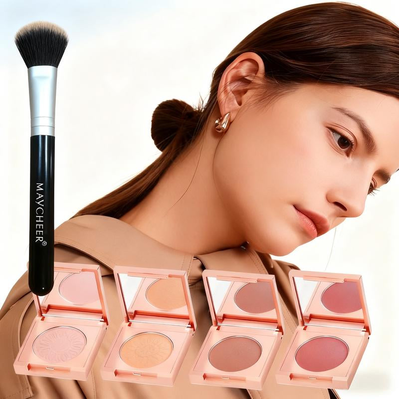 Maycheer-Soft Matte Waterproof Concealer Set 2 Pieces & Free Brush Colored Tone CC Eye Concealer Soft Matte Concealer Lightweight and Matte Adapts to Natural Skin Waterproof and Sweatproof Does Not Remove Makeup Concealer Cosmetic Box Moisturizer