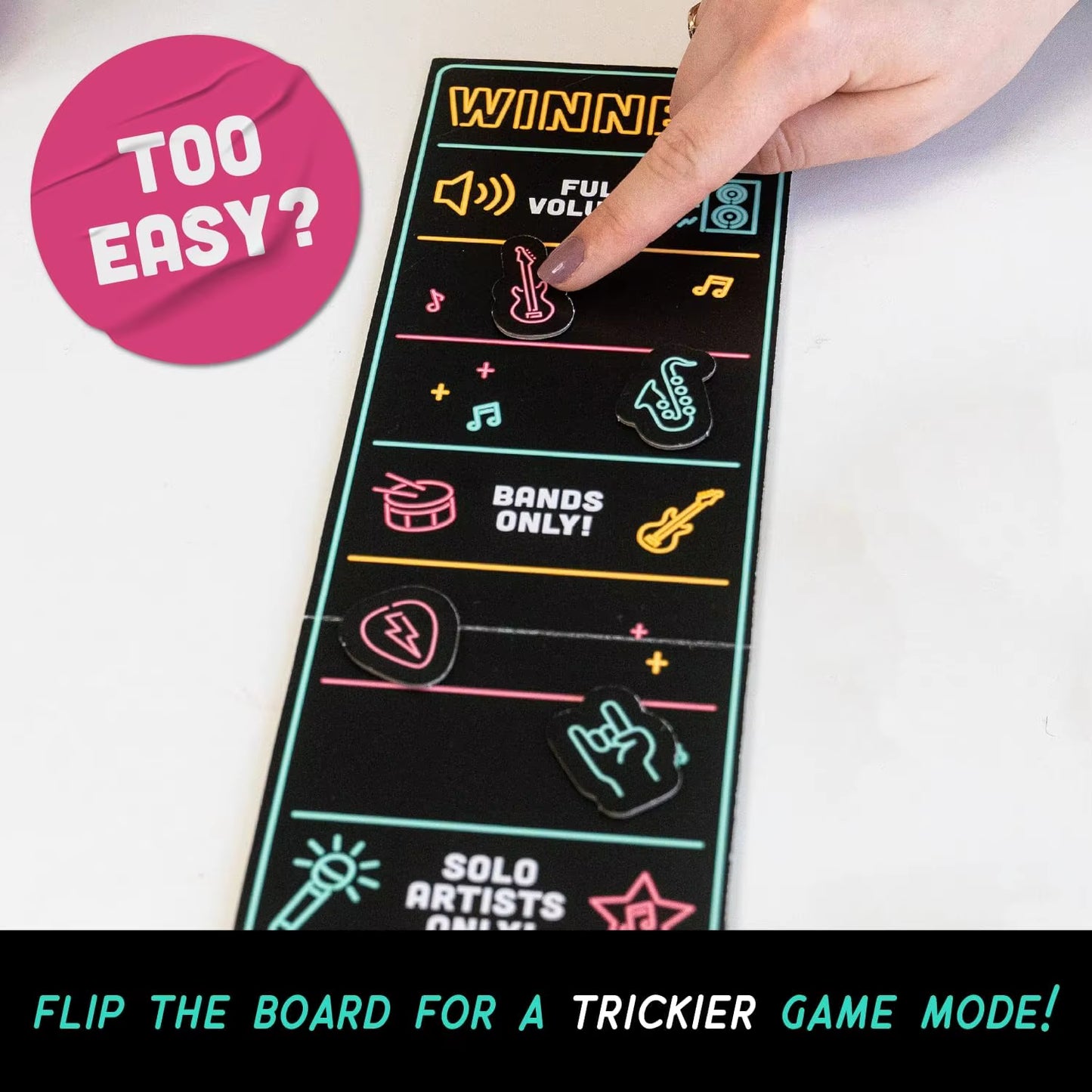 Lucky Egg Official Grab the Mic Family Karaoke Board Game 2-10 Players Game for Hilarious Game Nights Birthday Party Kids Gift