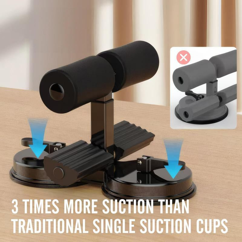 Sit up Exercise Equipment for Home Workouts Sit up Bar Foot Holder Rubber Suction Cup Abs Assistant Device Ab Crunch Machine Sit up Foot Anchor Easy Home Abs Workout Tool