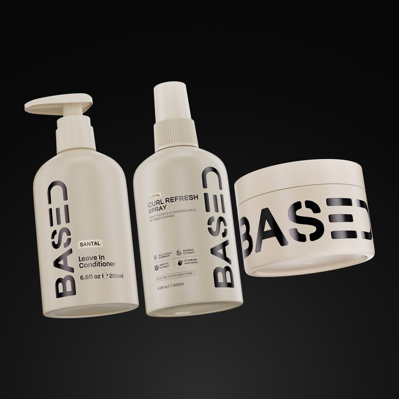 Based Hydration & Hold Duo | Leave-In Conditioner & Curl Gel Bundle