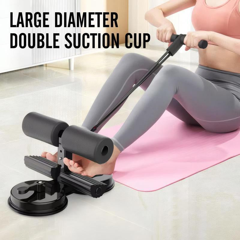 Sit up Exercise Equipment for Home Workouts Sit up Bar Foot Holder Rubber Suction Cup Abs Assistant Device Ab Crunch Machine Sit up Foot Anchor Easy Home Abs Workout Tool