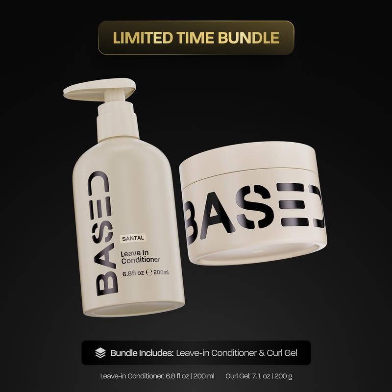 Based Hydration & Hold Duo | Leave-In Conditioner & Curl Gel Bundle