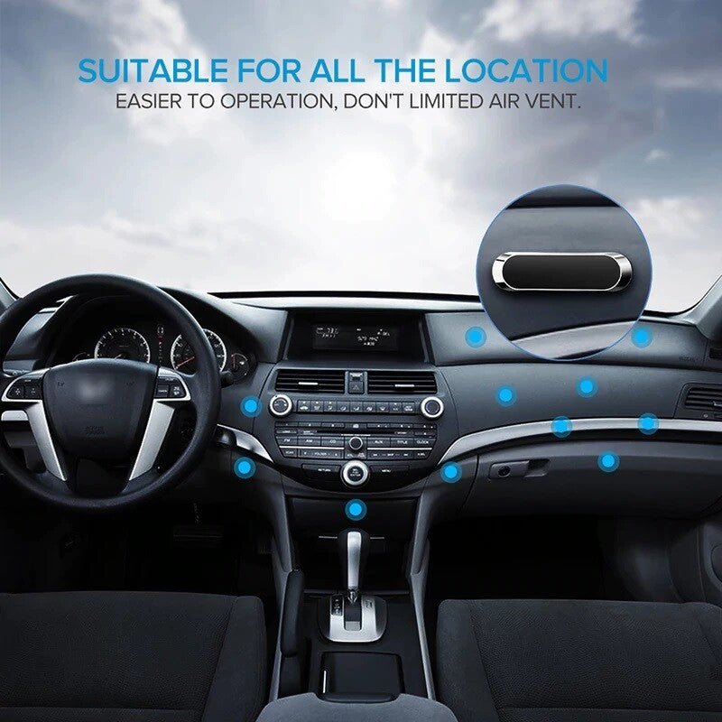 2-Pack Magnetic Phone Holder Car Dashboard Mount Stand for Samsung Galaxy Iphone