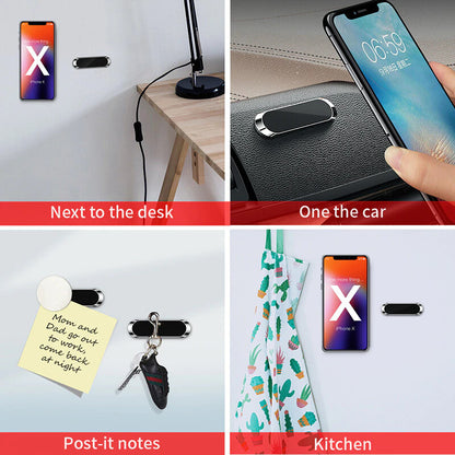 2-Pack Magnetic Phone Holder Car Dashboard Mount Stand for Samsung Galaxy Iphone