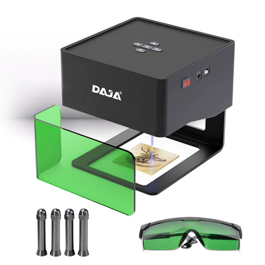 DAJA DJ6 Laser Engraver 80X80Mm Carving Area 3W Laser Power APP Control Portable Engraving Marking Machine for DIY Logo Printer