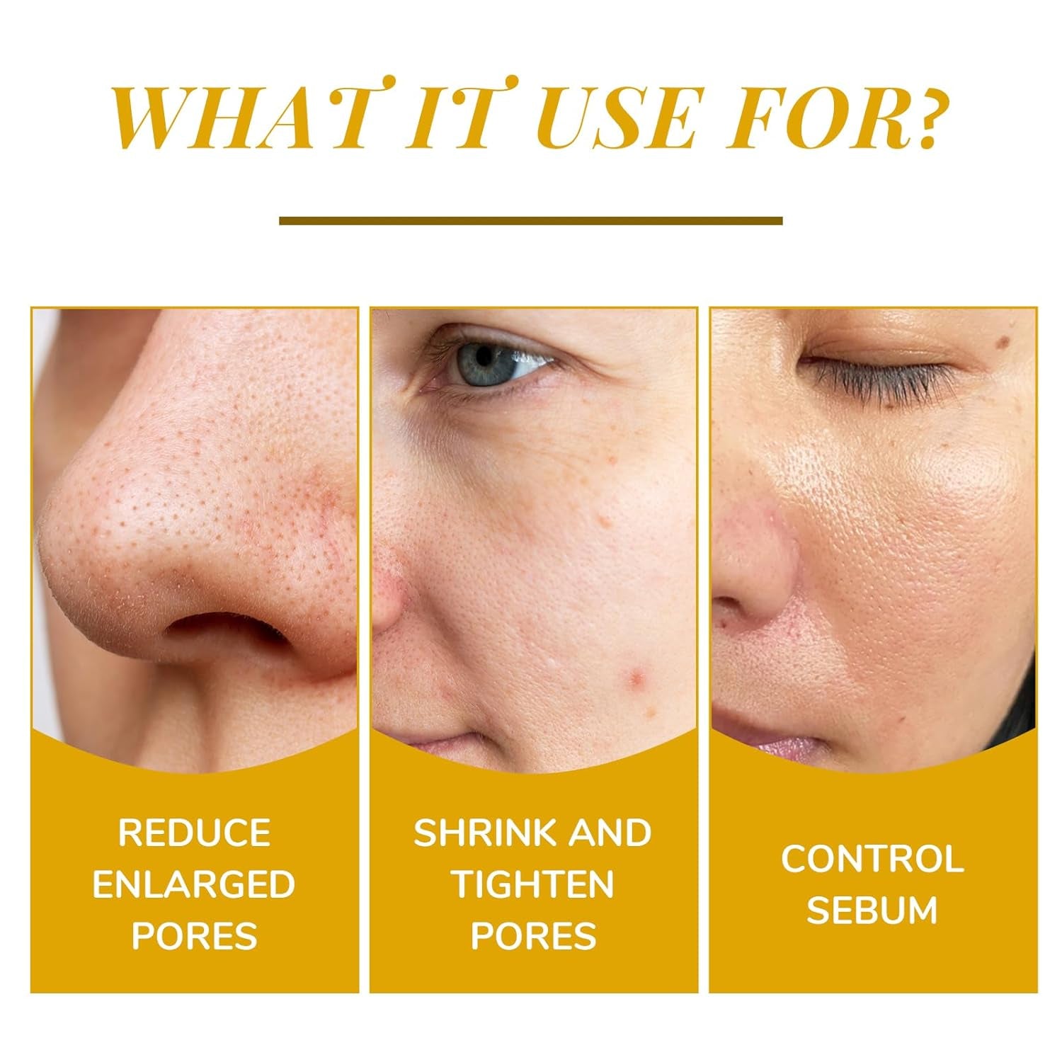 Pore Minimizing Pads, with Witch Hazel, PHA, Salicylic Acid, Niacinamide, Facial Toner for Exfoliation and Minimizing Pores, Improving Skin Tone, 50 Pads