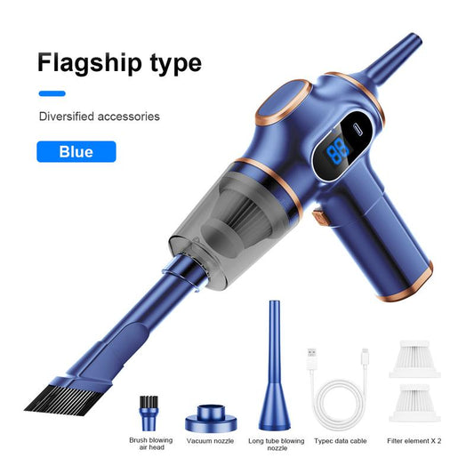 2-In-1 12000Pa Car Vacuum Cleaner Portable Wireless Handheld Vacuum Cleaner, High Power Vacuum Cleaner & Air Purifier, Home Vacuum Cleaner for Sofa, Office, Pet, Home, Smart Power Display, Holiday Gifts Dustbuster Compact Vacuum Mini Car Air Duster