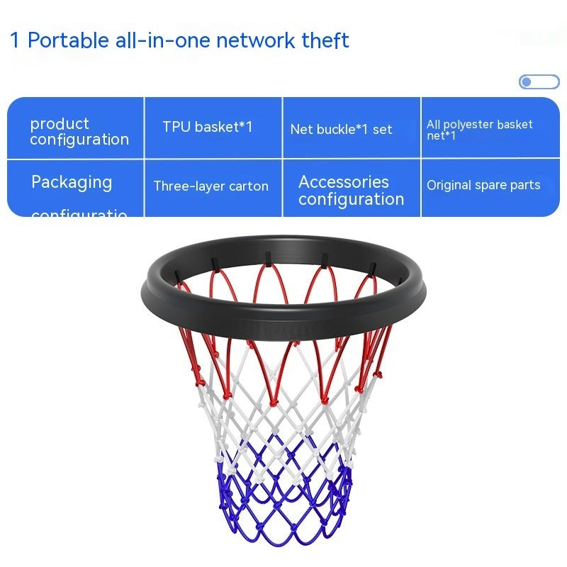 Portable Basketball Net Frame Indoor and Outdoor Removable Professional