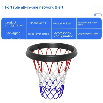 Portable Basketball Net Frame Indoor and Outdoor Removable Professional