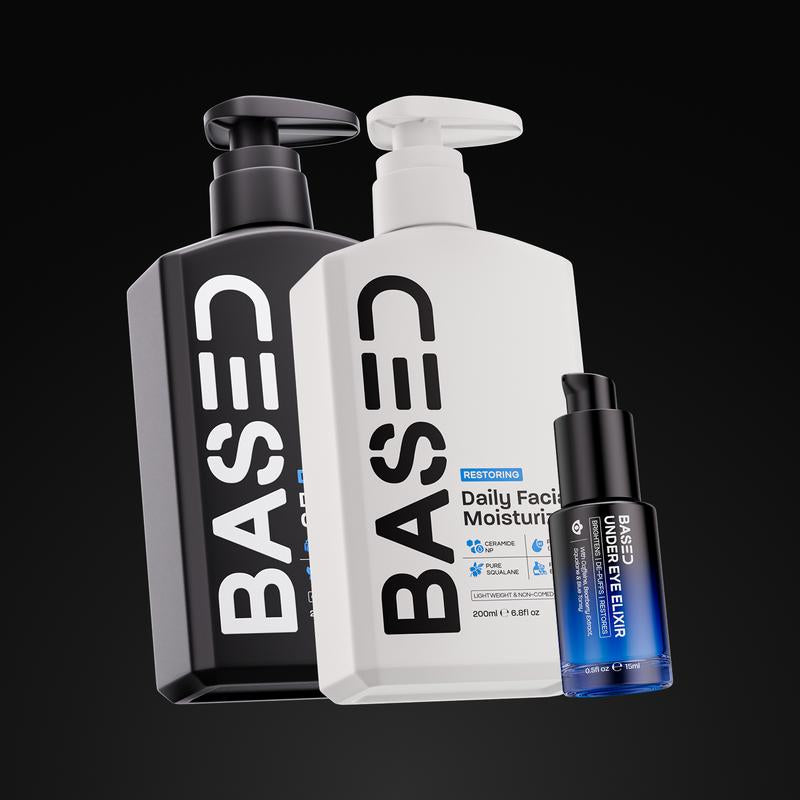 BASED under Eye Elixir | Brightens, De-Puffs & Restores under Eyes | Simple, Effective, BASED.