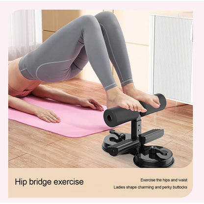 Sit up Exercise Equipment for Home Workouts Sit up Bar Foot Holder Rubber Suction Cup Abs Assistant Device Ab Crunch Machine Sit up Foot Anchor Easy Home Abs Workout Tool