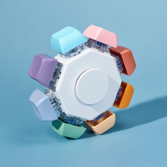 Clicky Fidget Spinner with Mechanical Switches