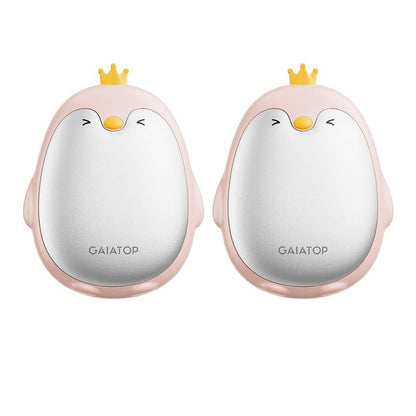 Stay Warm Anywhere GAIATOP Penguin Hand Warmers 2-Pack | 3 Heat Settings, Portable & Rechargeable | Camping, Hunting, Golf, Perfect Gift for Women & Men