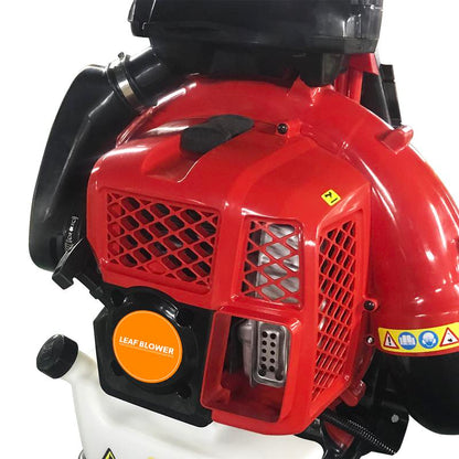 80CC Gas Powered Backpack Leaf Blower Snow Blower 900CFM, Powerful 206MPH Extreme Duty 2-Cycle Petrol Powered Leaf Blowers for Lawn/Garden Care Yard Snow/Grass Blowing Dust Debris from US