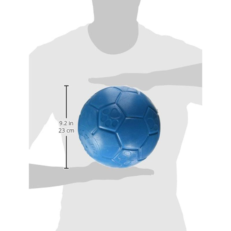 Large Soccer Ball Floating-Bouncing Dog 8 Inch Diameter Blue