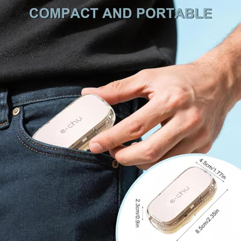 Adjustable Pill Cutter Splitter for Tiny and Small Tablets, Cutting into Pills to 1/2 and 1/4, with Precise Alignment Functionality