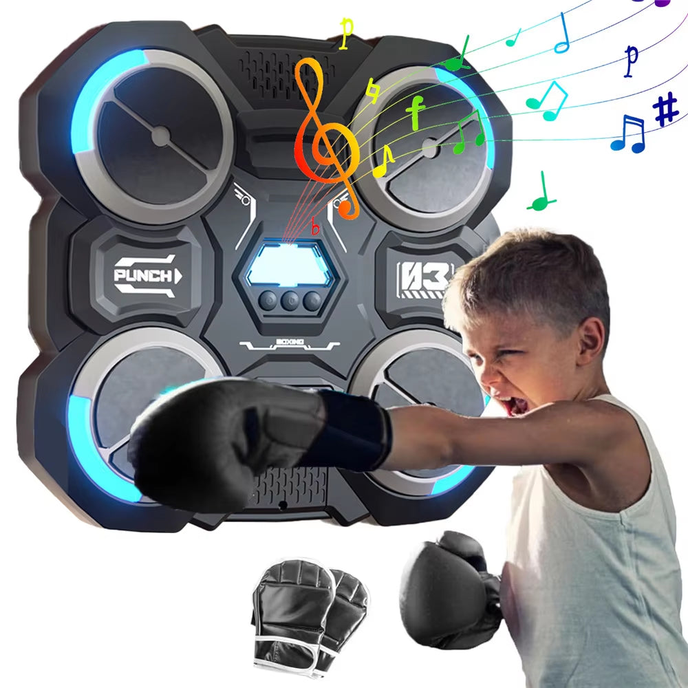 Bluetooth-Compatible Wall-Mounted Music Boxing Machine for Children