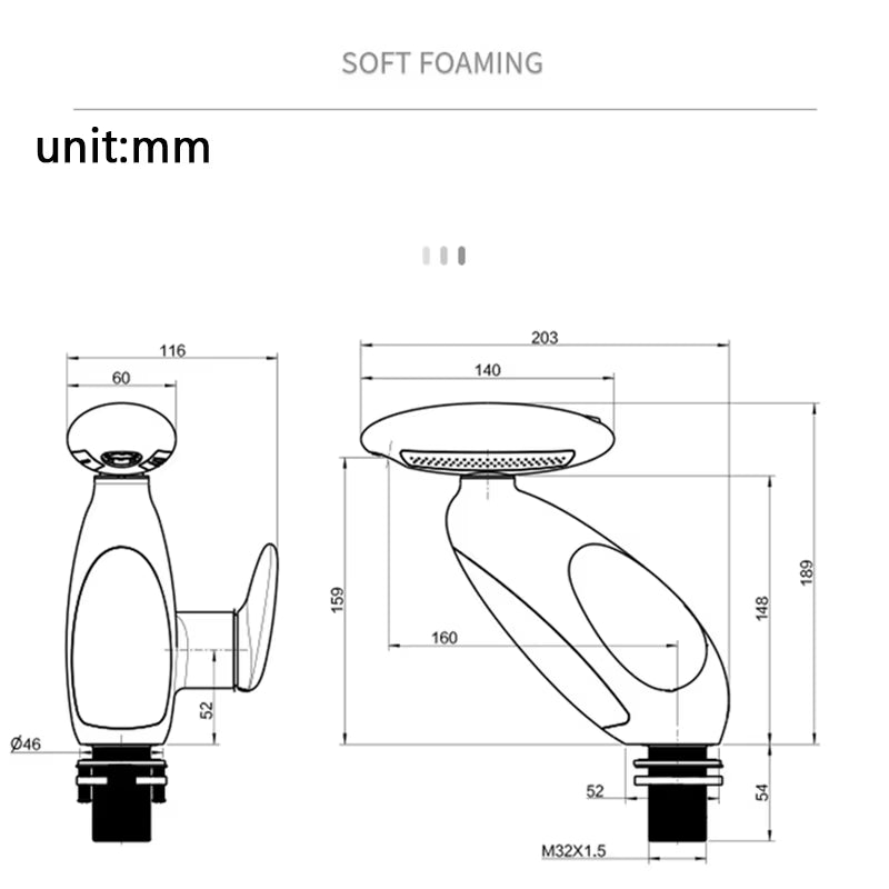 Luxury LED Basin Faucet Multi Functional Water Outlet Cold and Hot Desktop Installation Heavy Tap