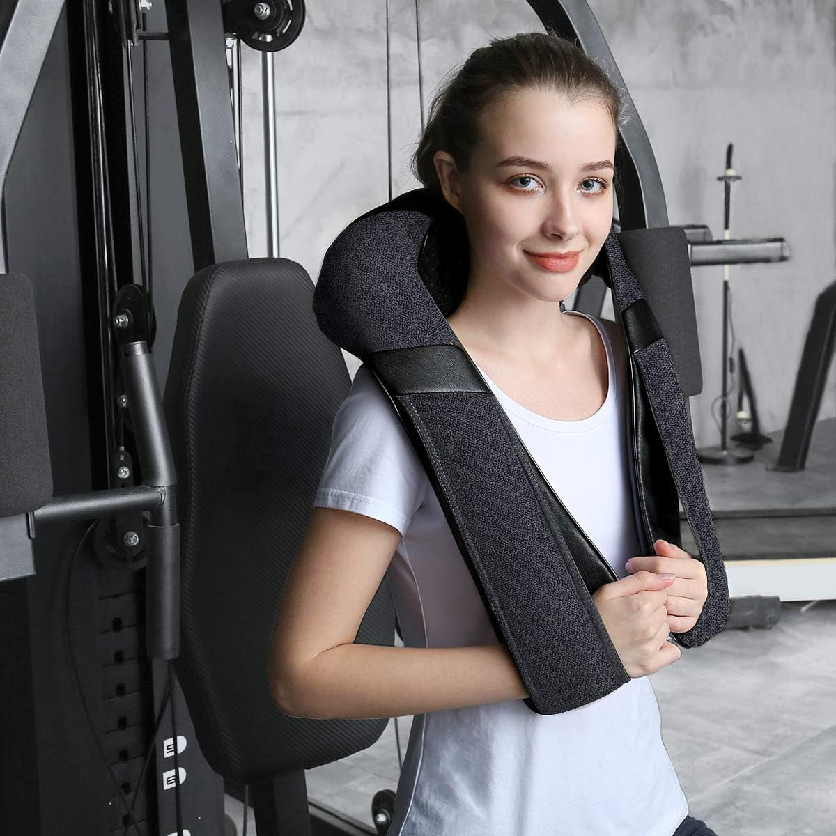 Massager with Heat - Deep Tissue Neck, Back & Shoulder Pain Relief - Ergonomic