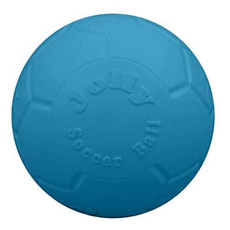 Large Soccer Ball Floating-Bouncing Dog 8 Inch Diameter Blue