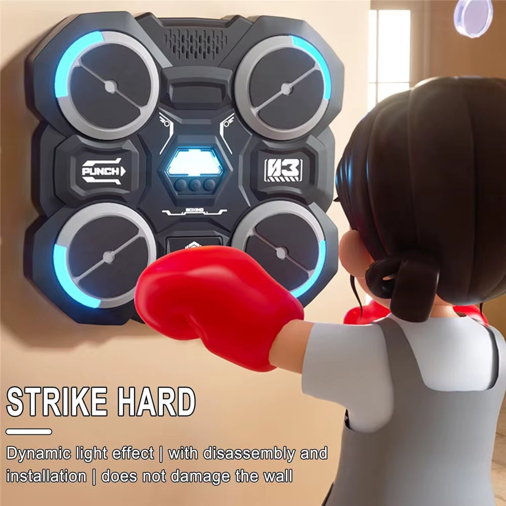 Bluetooth-Compatible Wall-Mounted Music Boxing Machine for Children