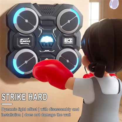 Bluetooth-Compatible Wall-Mounted Music Boxing Machine for Children