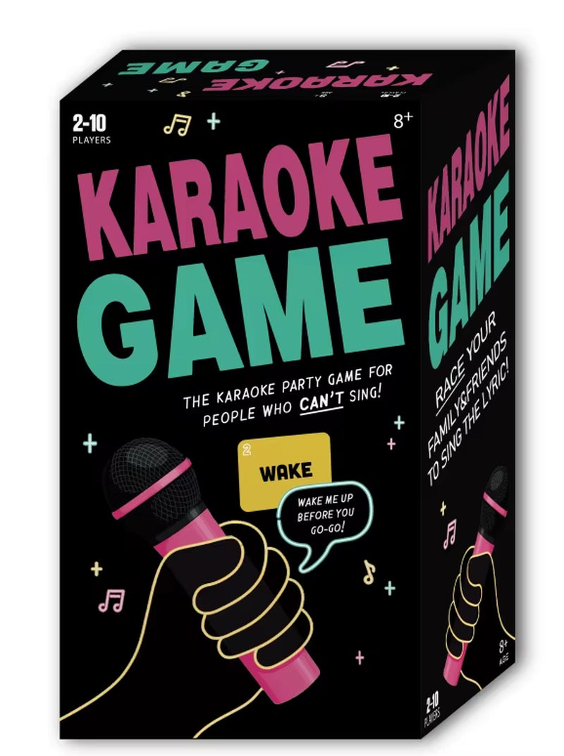 Lucky Egg Official Grab the Mic Family Karaoke Board Game 2-10 Players Game for Hilarious Game Nights Birthday Party Kids Gift