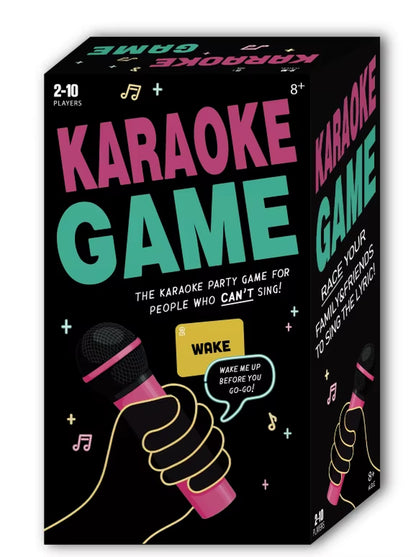 Lucky Egg Official Grab the Mic Family Karaoke Board Game 2-10 Players Game for Hilarious Game Nights Birthday Party Kids Gift
