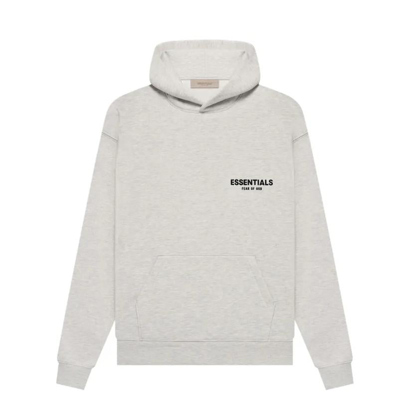 Essentials Fear of God Light Oatmeal Hoodie Fit for Everyday Wear Sweatshirts Pullover Menswear